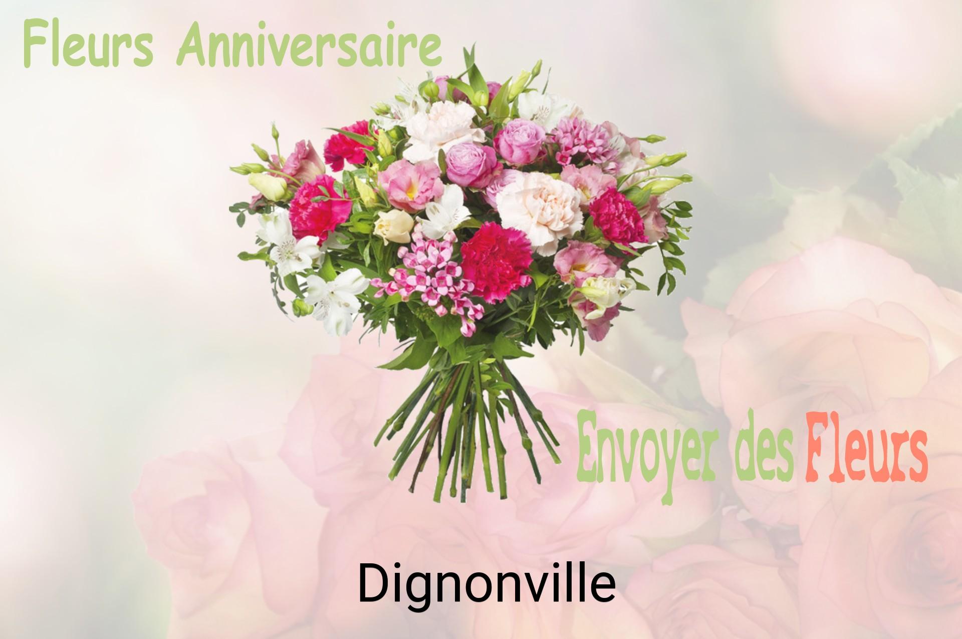 Bouquet de fleurs d’anniversaire livré à Dignonville